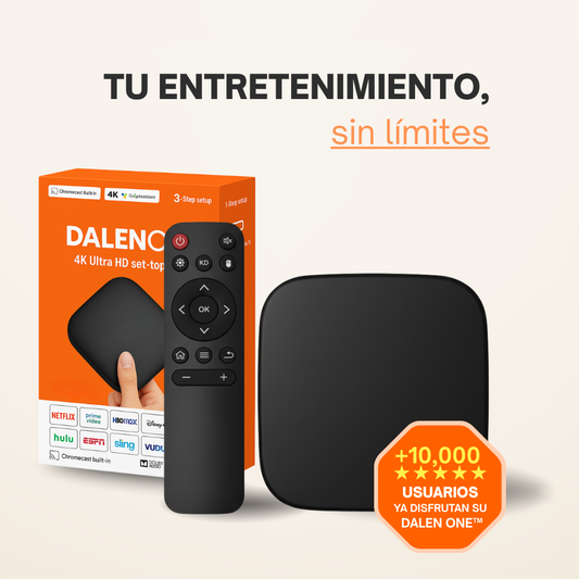 DALEN One™ – Smart TV Box 4K sin mensualidades